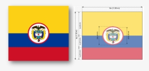 Momentos De Historia De La Policía Nacional De Colombia - Flag: Naval Jack Of Colombia