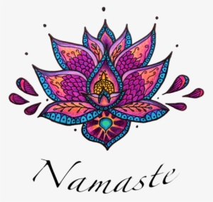Designer Vector Hand Laptop Vector Transparent Library - Namaste Lotus Summer Tank Tops 2017 Fashion Sanskrit