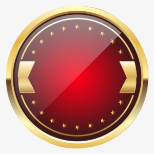 Badge Template, Digital Photo Frame, Art Images, Boarders, - Emblem Template Red