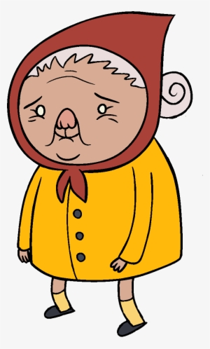 Old Lady With Yellow Dress - Old Lady Png