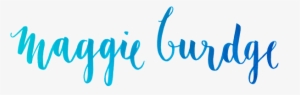 Maggie Burdge Design - Name Maggie In Calligraphy