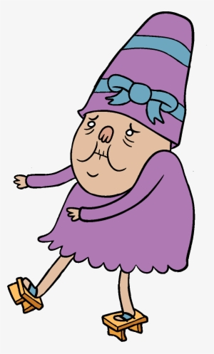 Old Lady With Purple Dress - Old Lady In Purple Dress
