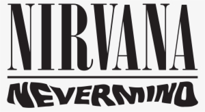 nirvana transparent nevermind clip art download - nirvana nevermind font