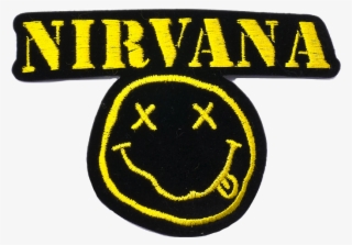 Report Abuse - Nirvana Band Diy Applique Embroidered Iron-on/sew-on