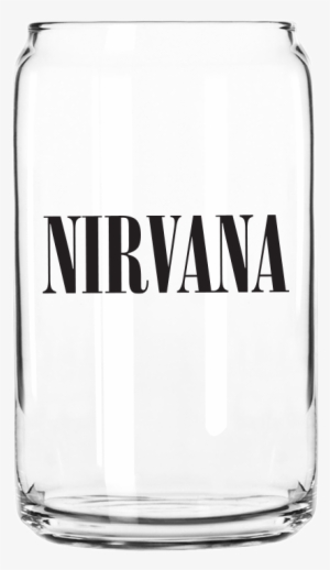 Nirvana Logo Beer Glass - Easy, Tiger 'beer Me' Can Glass, Size One Size - Metallic