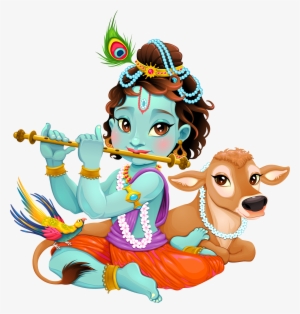 Lord Krishna Clipart Png Image - Bal Krishna Png Transparent PNG -  1323x1385 - Free Download on NicePNG
