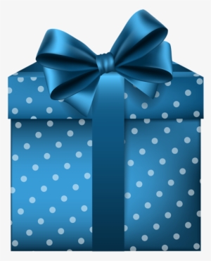 Blue Gift Png Clip Art Image - Blue Gift Clipart