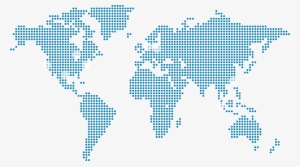 Skiplino Now Available In 69 Languages, 6 Continents - Dots World Map Png