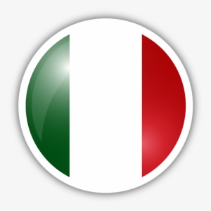 Italy Flag Circle Sticker - Belgium Flag Circle