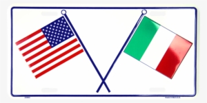 Usa & Italian Flags - American Flag