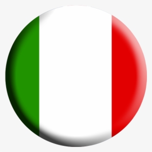 Italian Flag Waving Png Download - Circle