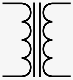 Open - Iron Core Transformer Symbol