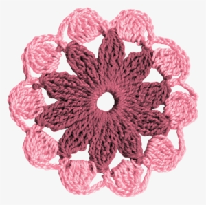 Flor Tejida Al Crochet En Png - Revistas De Croche Gratis