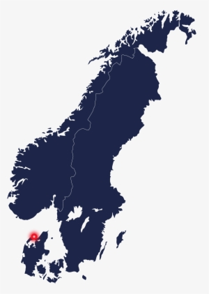 Map - Scandinavia Vector