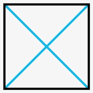 Diagonales Cuadrado - Line Segment Of Square