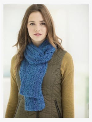 Lion Brand Homespun Simple Crochet Scarf - Wool
