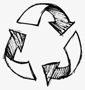 Drawn Sykol Recycle - Hand Drawn Recycle Png