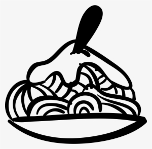 Food Meal Hand Drawn Plate Side View Comments - Food Logo Png Drawing