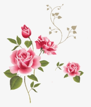 Imágenes Para Photoscape De Flores Y Plantas - Pink Roses Clip Art