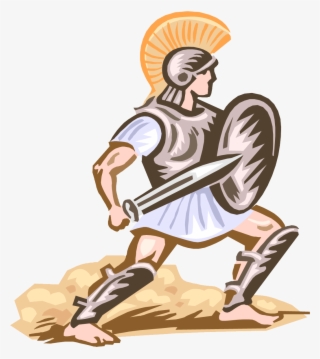 Roman Soldier Royalty Free Vector Clip Art Illustration - Roman Empire Png