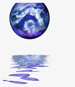 Illustration Blue Planet Transprent Png Free Download - Planetwater Reflection