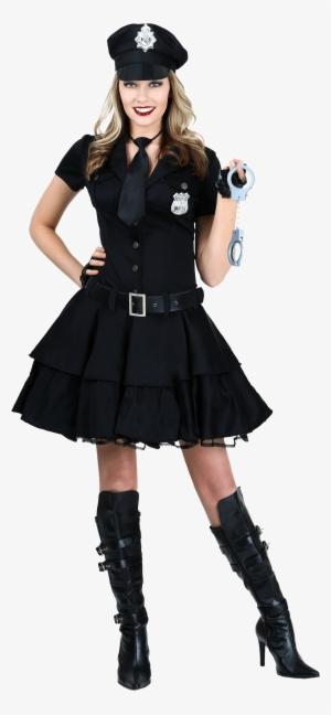 Halloween Costume Download Png - Plus Size Playful Police Costume