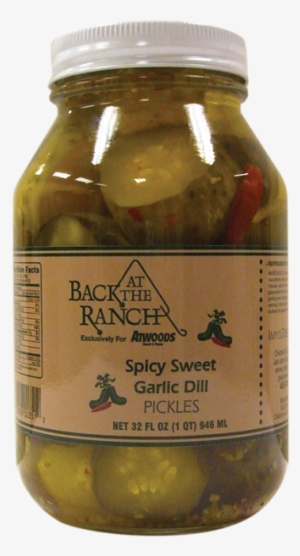 Back At The Ranch Spicy Sweet Garlic Dill Pickles - Garlic