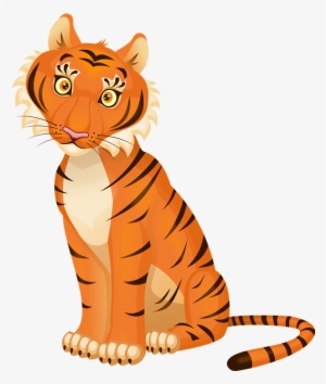 Free To Use & Public Domain Tiger Clip Art - صور حيوانات كرتونية اكلات لحوم