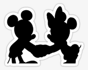 Mickey And Minnie Silhouette Png