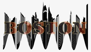 This Free Icons Png Design Of Boston Skyline Typography