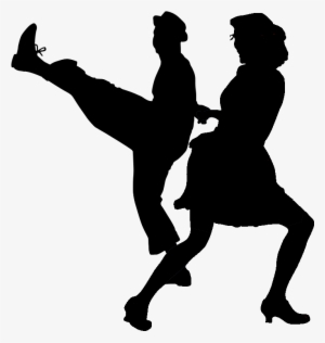 ballroom dancers silhouette at getdrawings com free - swing dance silhouette png