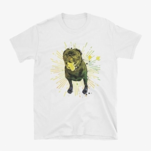 Pug's Color Explosion White Tee