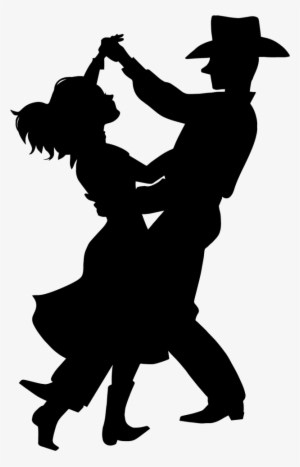 Dancing Clipart Two Step - Country Western Dance Clipart