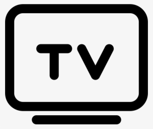 Flat Panel Tv Comments - Tv Icon Black Png