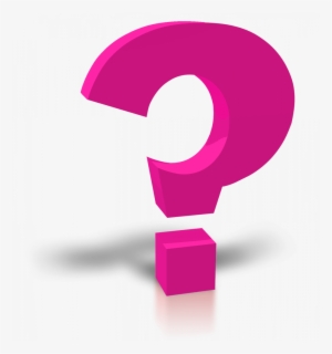 Pink Question Mark Png - 3d Question Mark Png