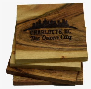 Charlotte North Carolina Skyline The Queen City Coasters - Prestige Decanters Charlotte North Carolina Skyline