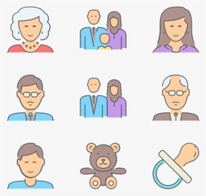 Family 20 Icons - Vector Icons Family Color
