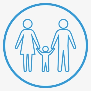 Icon Picture Of A Family Representing Usiak Law - Family Law Icon Png