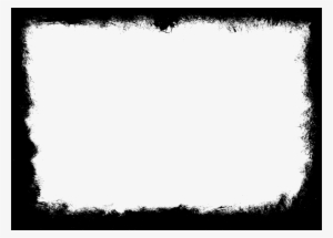 8 Grunge Frame Vol - White Paint Splatter Border Png