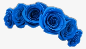 Report Abuse - Blue Flower Crown Transparent