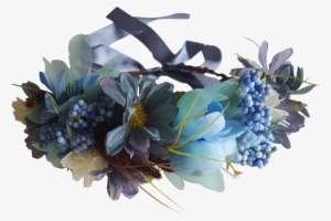 Fabia Blue Flower Crown £14 - Wedding