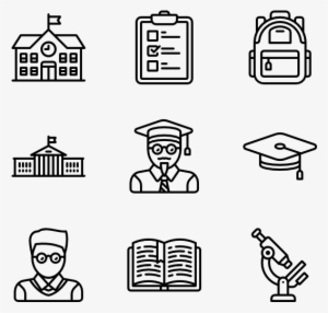 Education Icon Collection - Education Icon Set Png