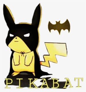 Pikachu Pokemon Batman Mask Word Text Funny Sticker - Original Schwarzmarkt Men's Hoodie Model Batpikachu