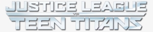 Justice League Vs - Justice League Vs Teen Titans Logo