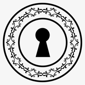keyhole shape in a decorative circular ring comments - velammal matric theni logo