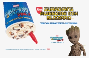 Dairy Queen Unveils The Guardians Of The Galaxy Soundtrack - Dairy Queen Guardians Of The Galaxy Blizzard
