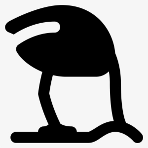 An Ostrich Head In The Sand Icon Is Shown With - Icon