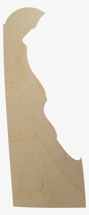 Delaware State Wood Cutout - Delaware State Shape