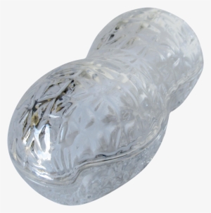 Crystal Peanut-shaped Decorative Lidded Box - Peanut