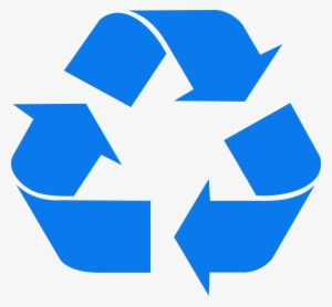 Recycling Logo Png Transparent - Blue Recycle Icon Png